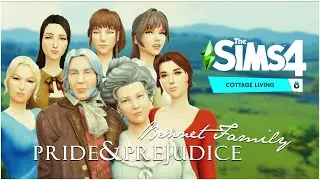 🏞️PRIDE & PREJUDICE🏞️ | EP. 1 LOS BENNET | THE SIMS 4 COTTAGE LIVING 🐮 | BY RUSTICSIMS