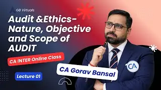 CA INTER - AUDITING AND ETHICS - CHAPTER 1 - NATURE OBJECTIVES AND SCOPE OF AUDIT - 1