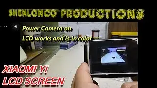 xiaomi yi rear LCD display test review + my 81 chevy Z28 as a bonus!