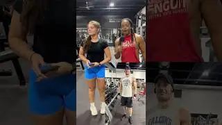 How Much Do You Think They Squat? #gym #publicinterview #funny #fitness #interview #squats