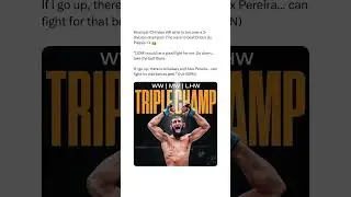Khamzat wants THREE division GOLD 👑