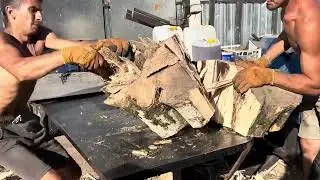 From Logs to Firewood – Full Process