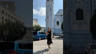 When they tell you to go see the blue church 🩵 #slovakia #yourtravelfriend