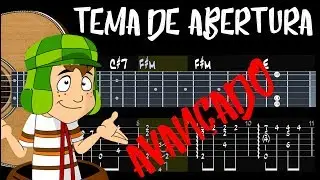 🎸( Tutorial Fingerstyle Avan&ccedil;ado) Abertura do Chaves - Theme