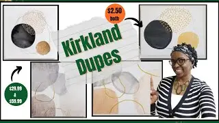 2 BUDGET-FRIENDLY HIGH-END KIRKLAND CANVAS DUPES | Easy Must Try