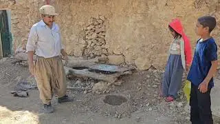 Iranian Nomadic Life | From the Plains to the Table with a Rural Family | Baking Bread