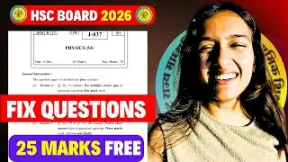 12th HSC Board 2026 Physics Paper Out| Le*k Questions😱| #hscboard2026 Official Notice|25 marks fix