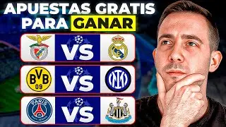 Las APUESTAS que Necesitas para GANAR en la Champions League (Gratis)