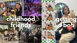 Last week in the Philippines ✩ seeing everyone & getting a bob !!