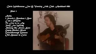 Chris Wolferstan live @ Varsity Folk Club Auckland