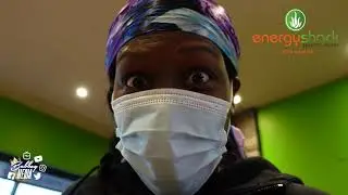 @energyshackjuicebar tests @strictlybabbzy's water!