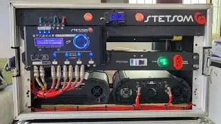 Som profissional com m&oacute;dulos automotivos   Rack Stetsom  Stx2448 Floating,  hl 2000.4,  ex3000 black