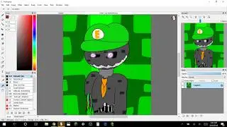 Ender Luigi Nightmare Circle Not-So-Speedpaint