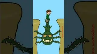 Green Monster in the hole #animation #shortsanimation #story #funnyanimation