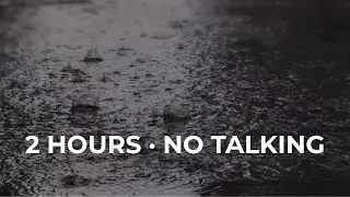 Rain on Wet Road at Night 🌙 2 Hours | Sleep Sounds