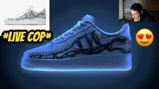 *LIVE COP* NIKE AIR FORCE 1 &lsquo;SKELETAL FORCE&rsquo; 😍