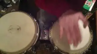 mano percussion demo conguitos, large bongos, fast matillo, fast fools gold(funky riff)