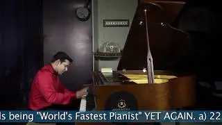 Fastest Piano Player of the World | Officially certified | Aman Bathla | Amanpianist
