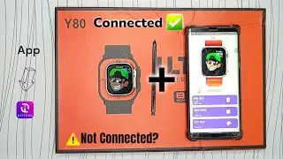 Y80 Ultra Smartwatch Connect with Any Phone in 1 Minute!