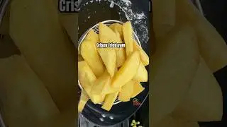 How to Make & Fry Yam | Fried Yam Recipe | Street Style Fried Yam #shortfeed #ghanafood #ghana