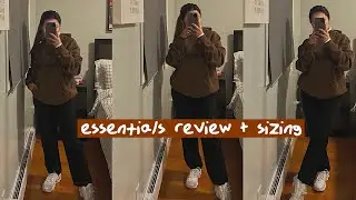 FEAR OF GOD ESSENTIALS HOODIE REVIEW AND SIZING
