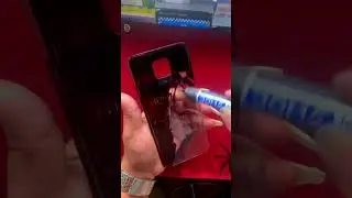 Phone back pannel repair👍 Looks like new #binod #mobilesolutions #backpannel #love #nails