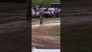 Midget fall from scooter