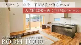 【注文住宅ルームツアー】平屋感覚で暮らせる大空間＆掘り下げリビングの家『Life is Beautiful』