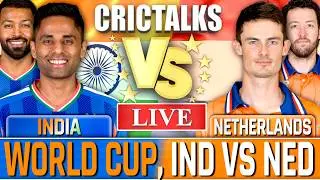 🔴 Live: IND vs NED, T20 World Cup 2026, Live Match Today Score Commentary, India v Netherlands