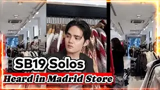 SB19 Music Heard in Madrid Shop