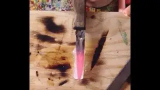 glowing hot knife cutting | Walker and Emmy do Everything