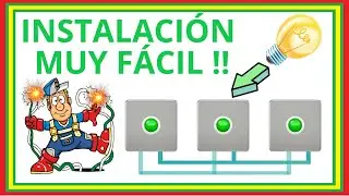 Como CONECTAR INTERRUPTOR TACTIL CRISTAL (similar a LIVOLO) para REALIZAR una CONMUTADA.