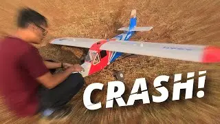 RC Plane CRASH LANDING! Test Flight Goes Horribly Wrong