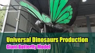 Giant #Animatronics Butterfly Model, #InsectWorld Exhibition Robot