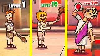 Gladihoppers Evolution! Max Level Characters & All Items for Battle! Unlimited Gold Hack