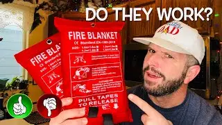 Fire Blanket Review | Testing a Top Rated Fire Blanket for Home and Kitchen Safety