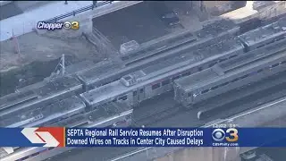 SEPTA Regional Rail Service Resumes After Disruption