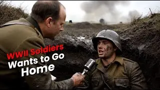 Ai Interviews WW2 Soldiers | #aishorts #aivideo #ww2 #soldiers #usa