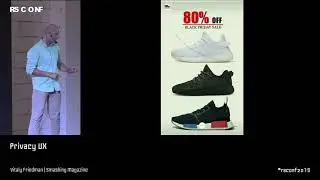 Vitaly Friedman | Privacy UX | RSCONF 2019