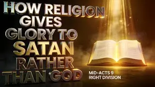 HOW RELIGION GIVES GLORY TO SATAN RATHER THAN GOD -Mid-Acts 9 Right Division)