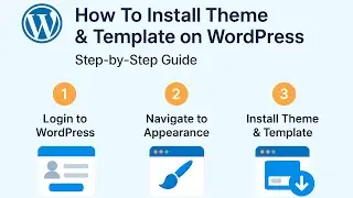 How to Install Theme and Template on WordPress 2026 | Install Theme and Template Step by Step Guide