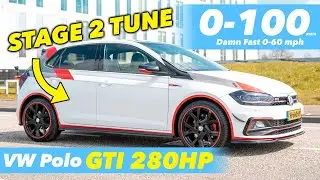 Volkswagen Polo GTI 2.0TSI DSG z 2021 r. Przyspieszenie 0&ndash;100 (ETAP 2, 280 KM!!)