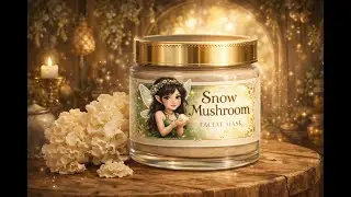Make your own Snow Mushroom and Hyaluronic Acid Face Serum with just 4 Ingredients!