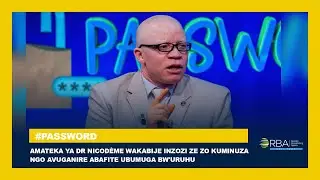 Amateka ya Dr Nicodème wakabije inzozi ze zo kuminuza ngo avuganire abafite ubumuga bw'uruhu