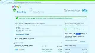 How to get thediscount of 15% on ebay