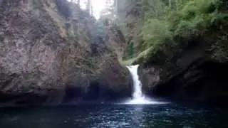 Punch Bowl Falls Cliff Jump