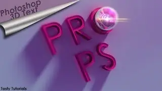 Creating 3d Text Environment In Photoshop CS6 Extended