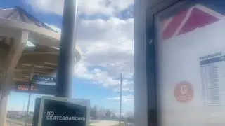 New construction near light rail