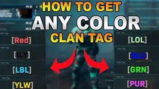 HOW TO CHANGE CLAN TAG COLOR TO ANY COLOR YOU WANT!!!!
