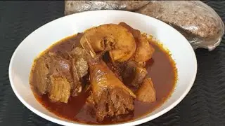 How to cook ikpohu soup (cotton seed) from scratched😋 a rare edo recipe #nigerianfood #moonikkitchen